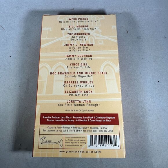 Opry Family Reunion Volume Two Country Music VHS 2001 Starring Vince Gill - Picture 2 of 3